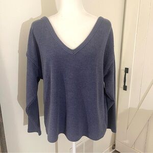 Nitt By Flying Tomato Rubbed Purple Long Sleeve Shirt Small